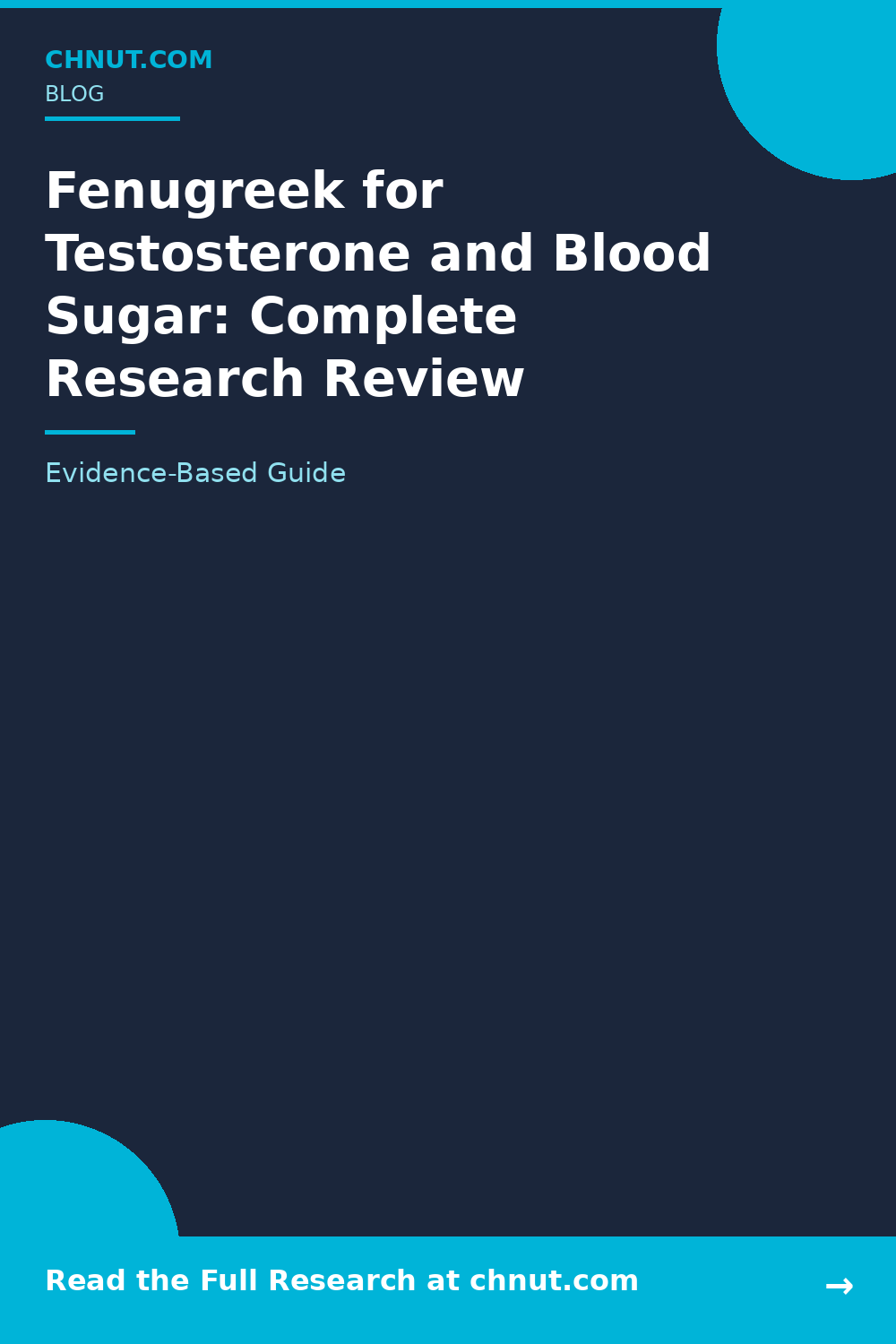 fenugreek for testosterone and blood sugar supplement for improved health and wellness