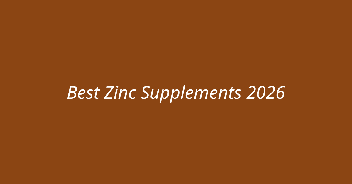Top-rated zinc supplements bottles with third-party testing and quality certifications