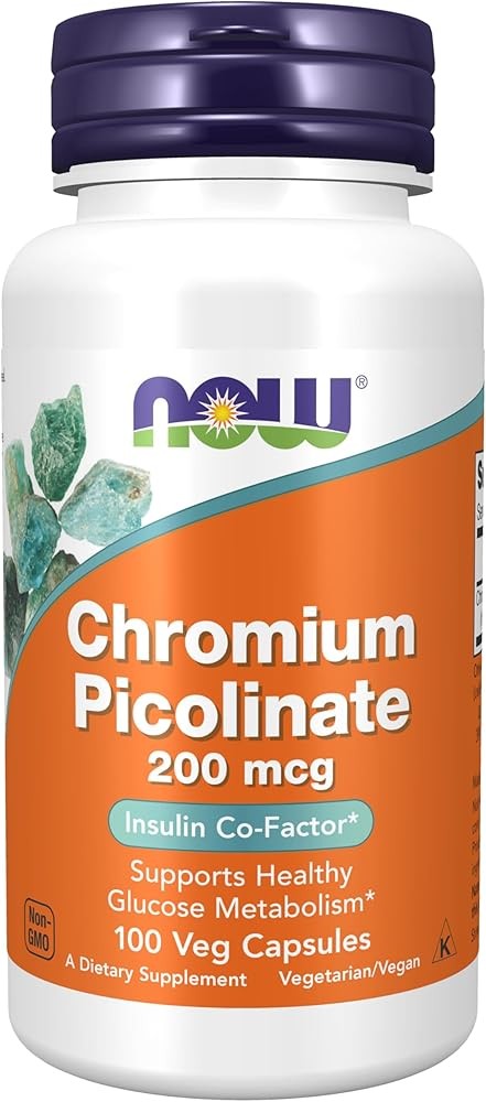 NOW Chromium Picolinate 200 mcg 100ct