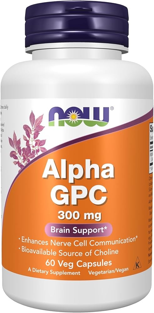 NOW Supplements Alpha GPC 300mg