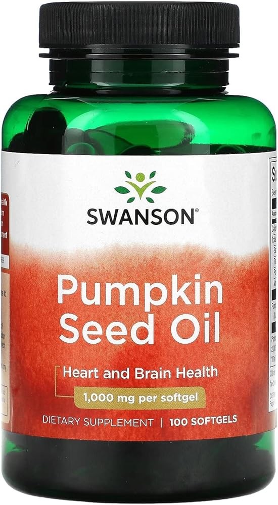 Swanson, Pumpkin Seed Oil, 1,000 mg, 100 Softgels