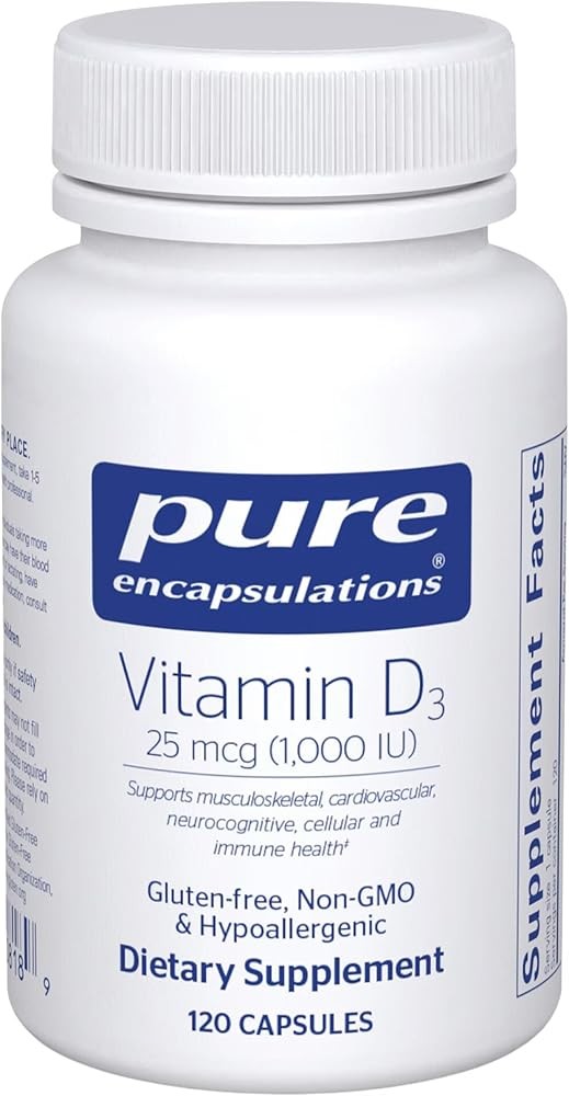 Pure Encapsulations Vitamin D3 1000 IU