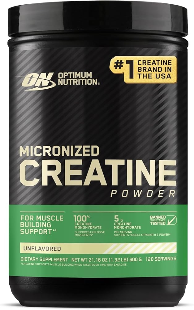 Optimum Nutrition Micronized Creatine Monohydrate Powder