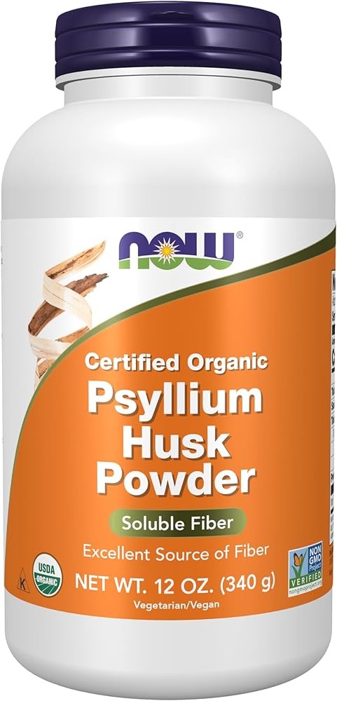 NOW Foods Psyllium Husk Powder Organic