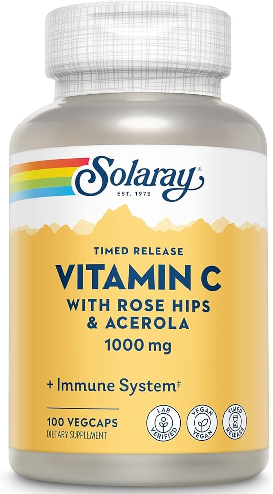 SOLARAY Vitamin C 1000mg Time Release