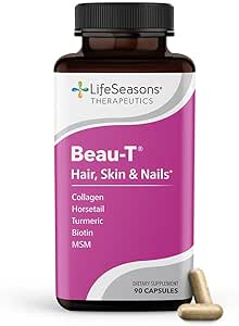 LifeSeasons Beau-T - Hair, Nail & Skincare Supplement - Promotes Healthy Hair and Nail Growth