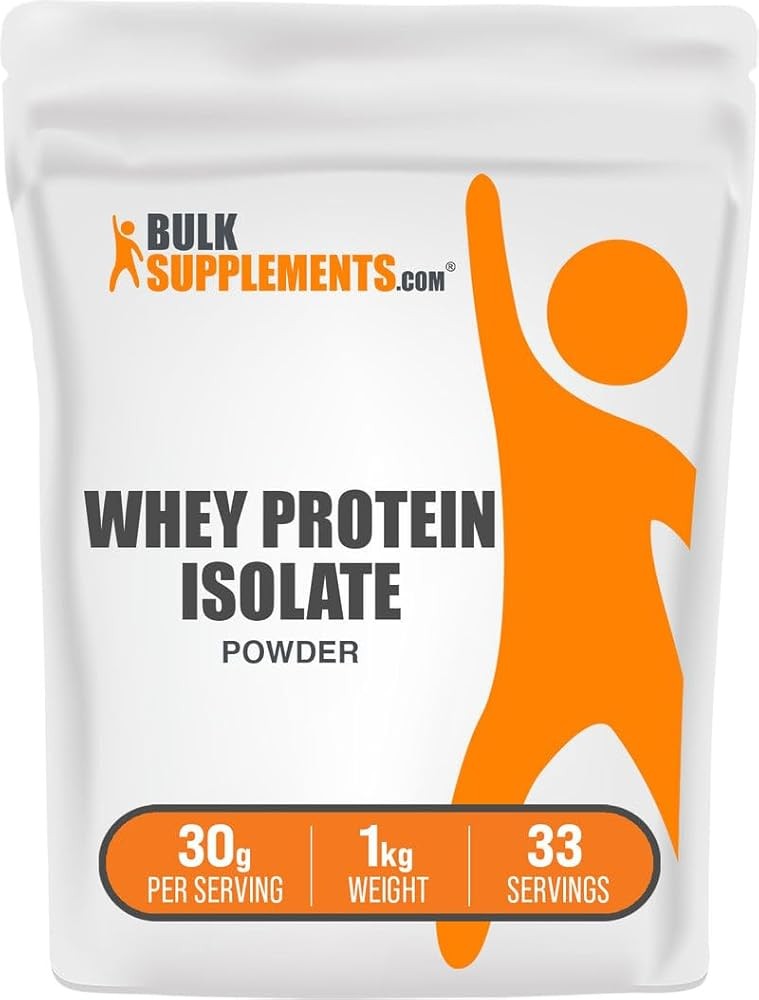 BulkSupplements.com Whey Protein Isolate Powder - Unflavored Whey Protein Powder