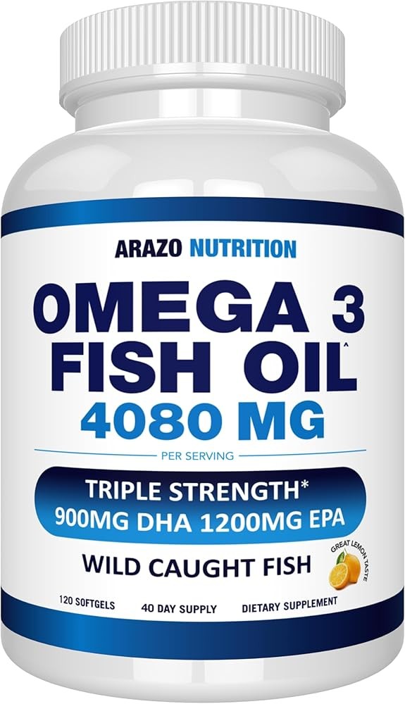 Arazo Nutrition Wild Caught Omega-3 Fish Oil Concentrate