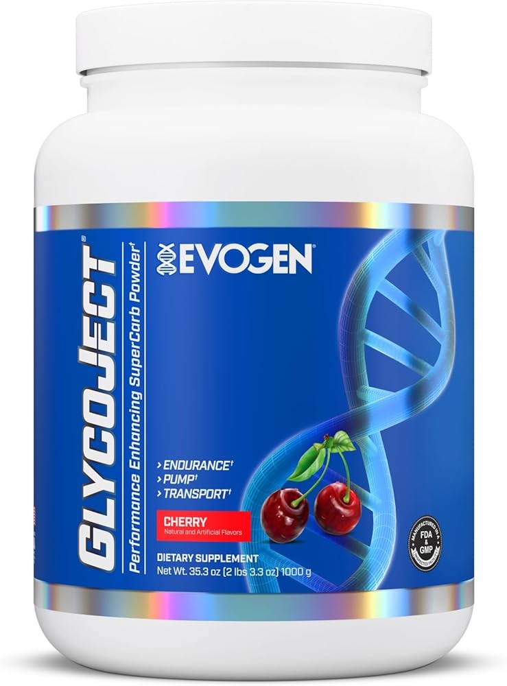 Evogen GlycoJect - Super Carb Powder | Rapid Absorption for PreWorkout | Carbohydrate Powder for Endurance | Post-Wor...