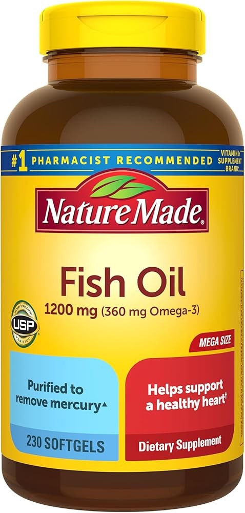 Nature Made Fish Oil Omega 3 1200mg