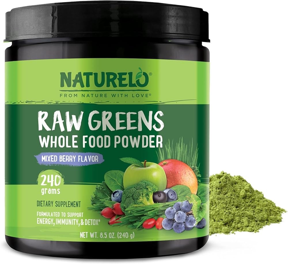 NATURELO Berry Greens Powder