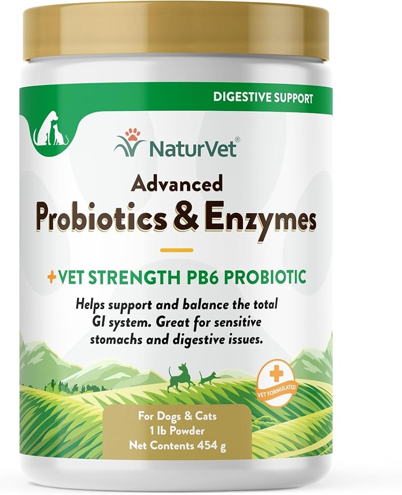 NaturVet Advanced Probiotics & Enzymes for Dogs