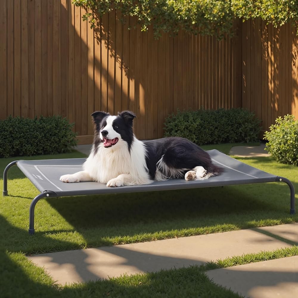Bedsure Outdoor Elevated Dog Bed Large