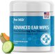 Pet MD Advanced Otic Ear Cleaner Wipes