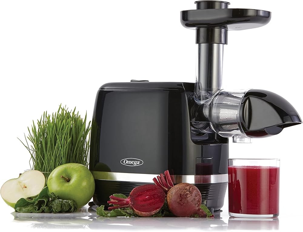 Omega H3000D Cold Press Juicer Machine, Vegetable and Fruit Juice Extractor, Triple-Stage Slow Masticating Juicer, 15...