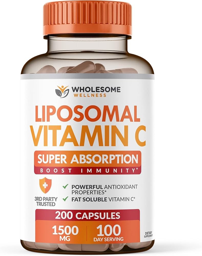 Wholesome Wellness Liposomal Vitamin C 1500mg