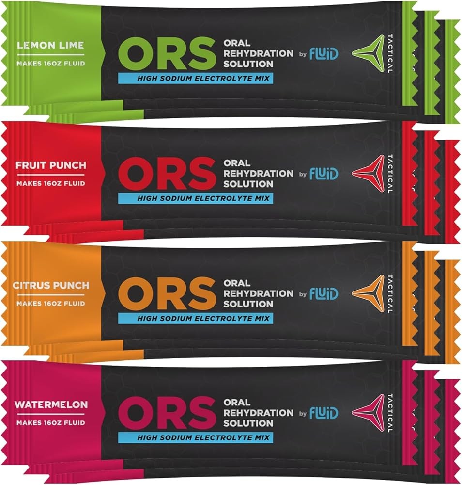 Fluid Tactical ORS Electrolyte Rehydration Solution