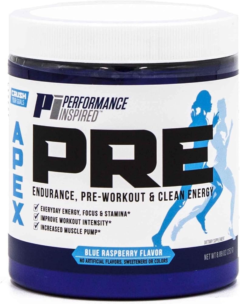 PERFORMANCE INSPIRED Nutrition - APEX Pre Workout Powder - Increase Energy & Endurance - Caffeine - Beta Alanine - Al...