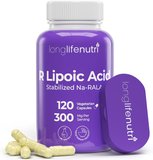 LongLifeNutri Stabilized R-Alpha Lipoic Acid 300mg