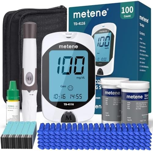 Metene Blood Glucose Monitor Kit