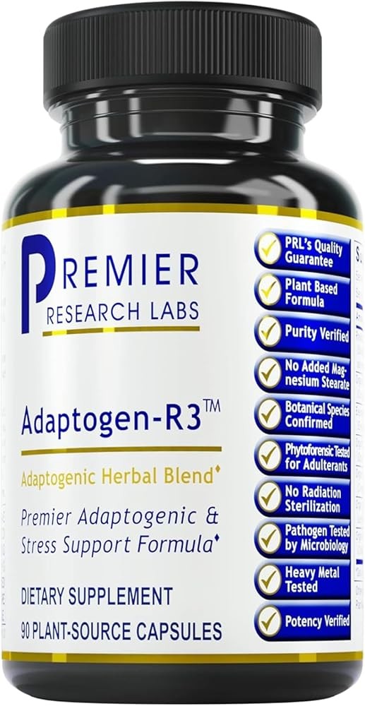 Premier Research Labs Adaptogen-R3 Supplement - Rhodiola Rosea with Maca Root