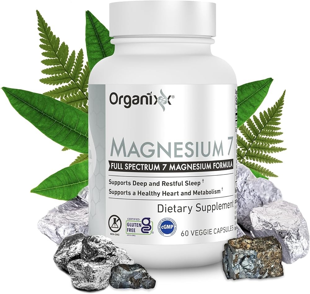 Organixx Magnesium Glycinate Supplement - High Absorption Sleep Support