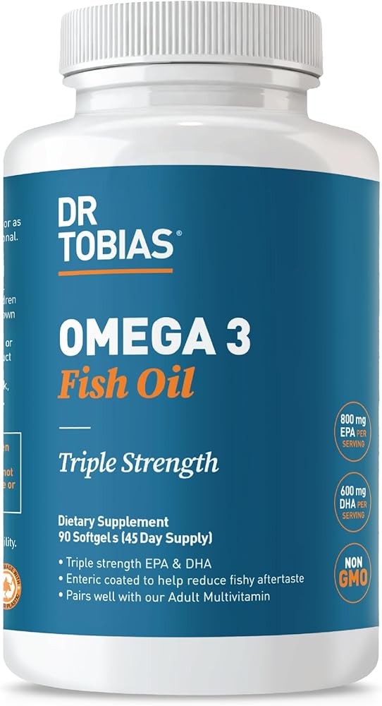 Dr. Tobias Omega 3 Fish Oil 2000mg Triple Strength