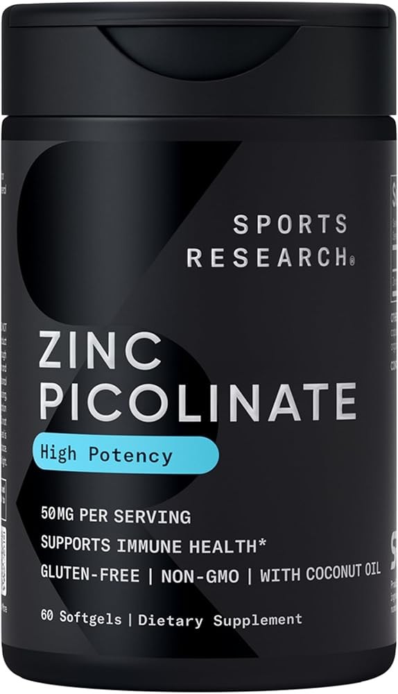 Sports Research Zinc Picolinate 50mg