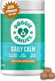 Doggie Dailies Calming Chews with Melatonin and Chamomile for Stress Relief