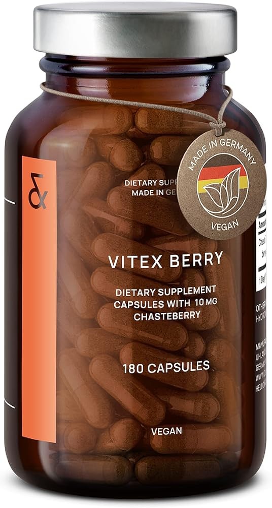 CLAV Vitex Berry - Premium Chasteberry 4:1 Extract (Vitex Agnus Castus) - Menopause & PMS Support - Hormone Balance f...