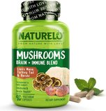 NATURELO Mushroom Supplement Capsules