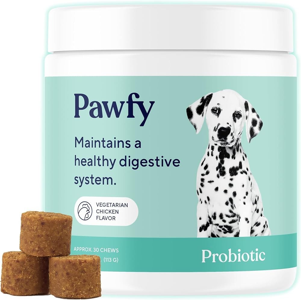 Pawfy Probiotics for Dogs | Supports Digestive Health, Diarrhea for Small, Large Dogs | Improves Gut Health | Anti Ye...