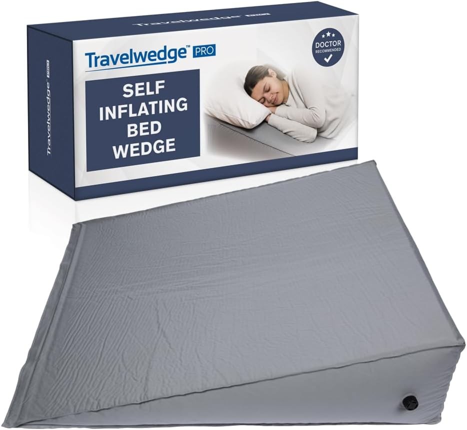 Self-Inflating Bed Wedge Pillow