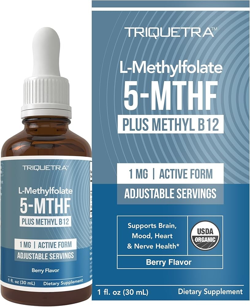Organic Methyl Folate 1000 mcg + Methyl B12 Cofactor (300 Servings) – Metabolica