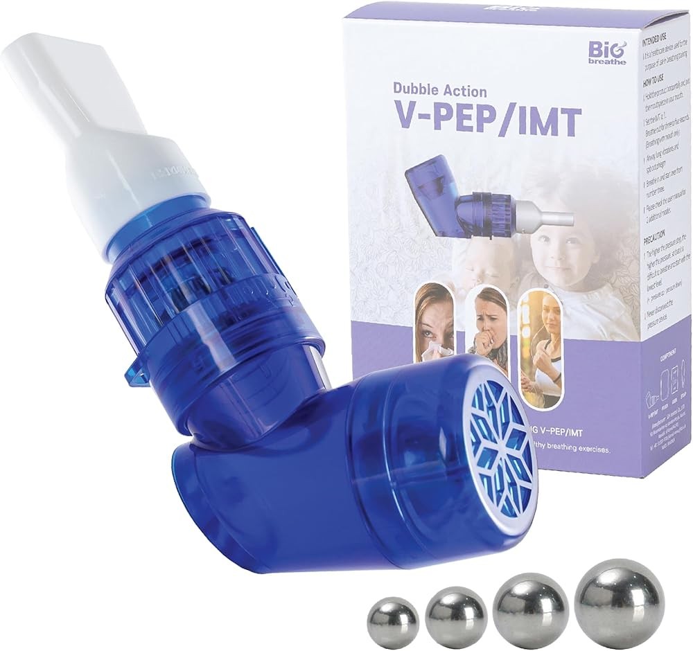 Bigbreathe V-PEP/IMT 3-in-1 Respiratory Exercise Device