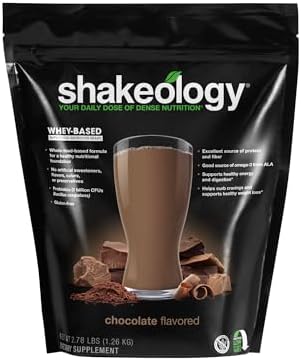 Shakeology Whey Protein Powder Blend - Gluten Free, Superfood Protein Shake with Vitamins and Minerals - Helps Support Healthy Weight Loss, Lean Muscle Support, Gut Health - Chocolate, 30 Servings