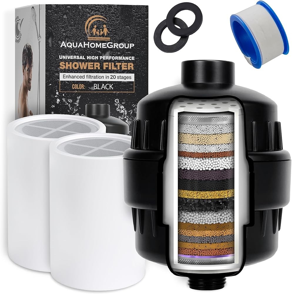 AquaHomeGroup 20-Stage Shower Filter
