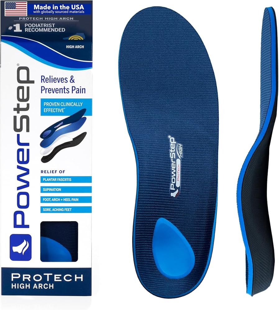 PowerStep ProTech Full Length High Orthotic Insoles