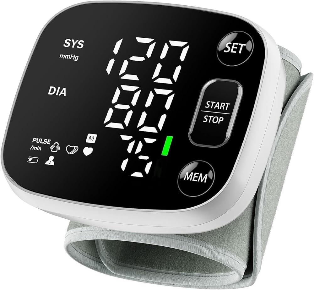 Oklar Rechargeable Wrist Blood Pressure Monitor