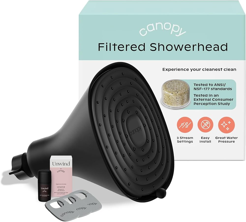 Canopy Filtered Shower Head