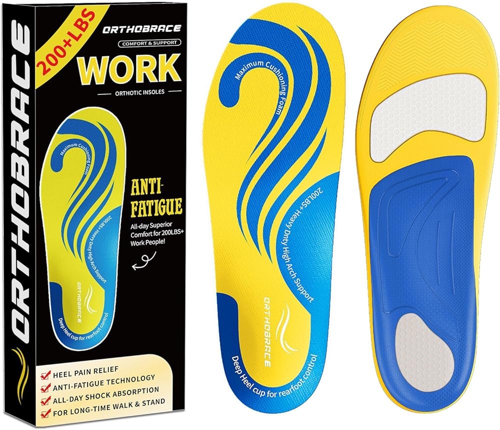 Work Insoles 200+lbs Heavy Duty