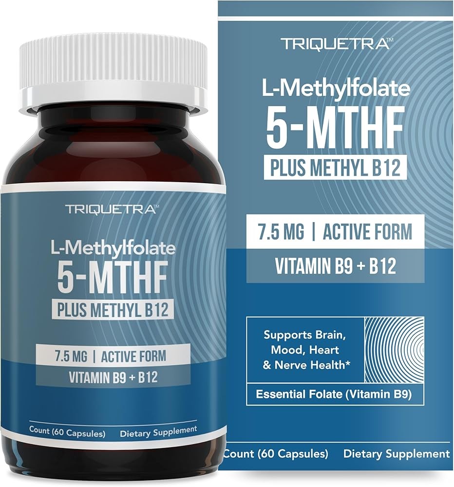 L Methylfolate 7.5mg plus Methyl B12 - Active 5-MTHF Form