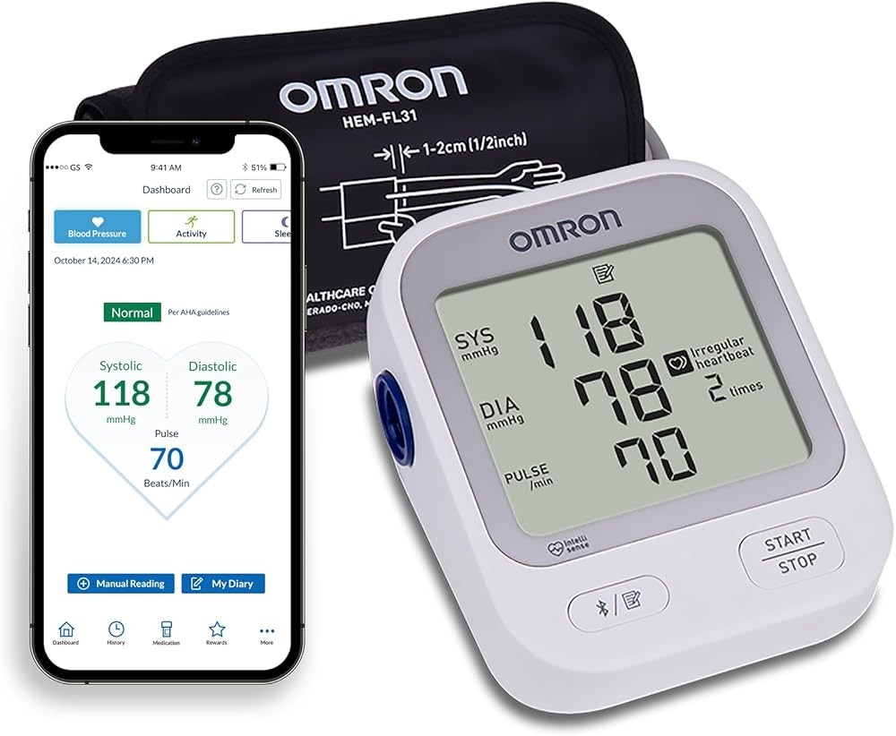 OMRON Silver BP5250 Blood Pressure Monitor