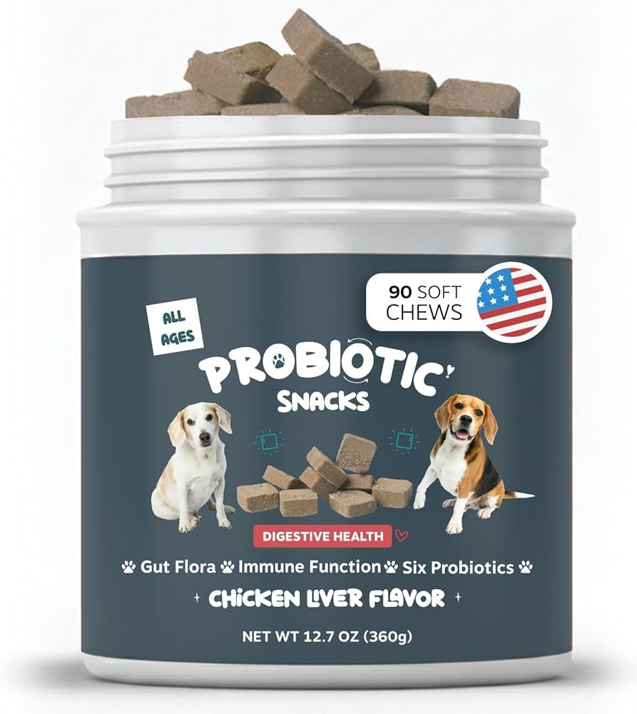 Bruno & Lukas Probiotic Chews for Dogs Digestive Health