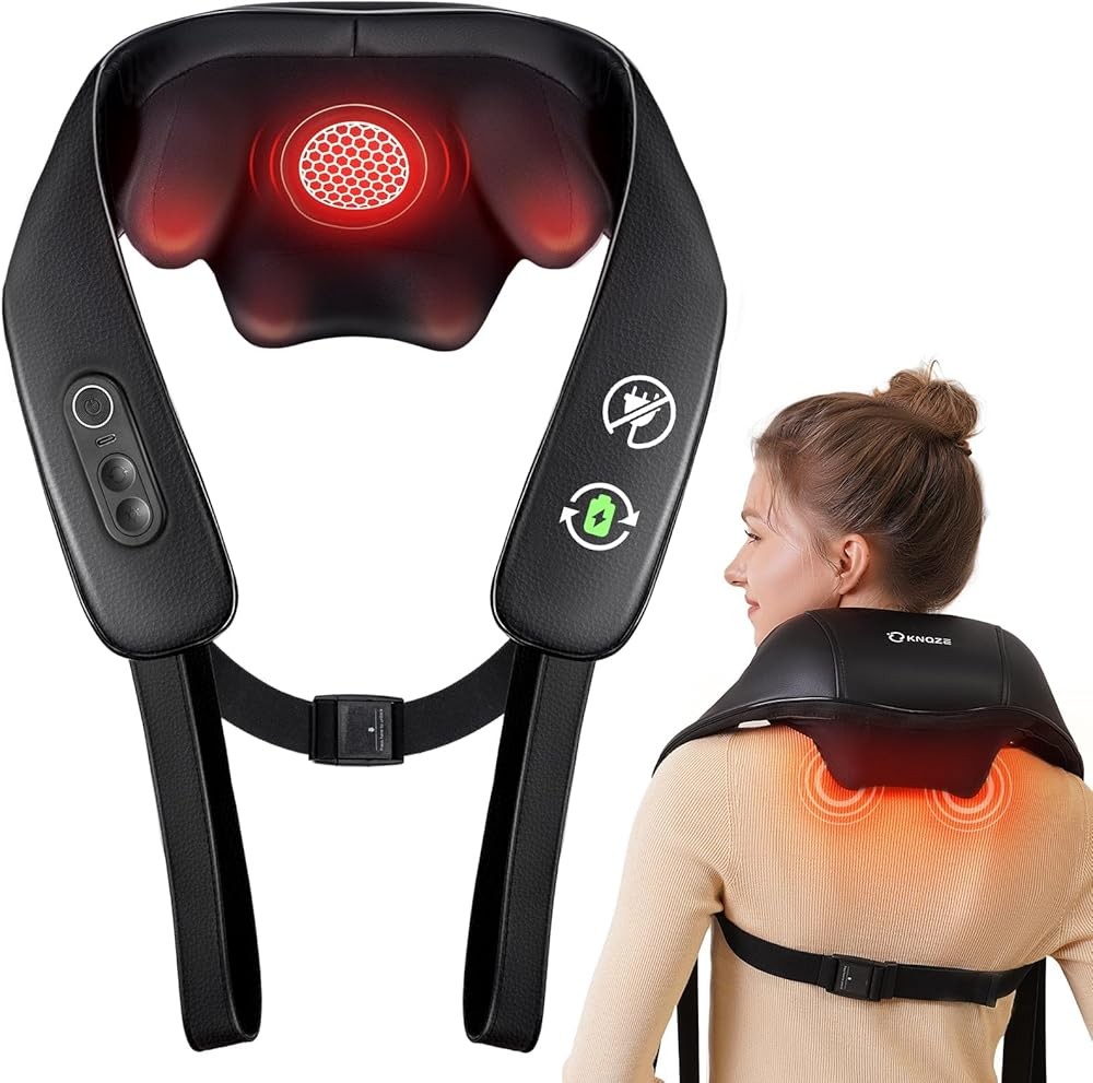 Cordless Neck and Shoulder Massager with Heat