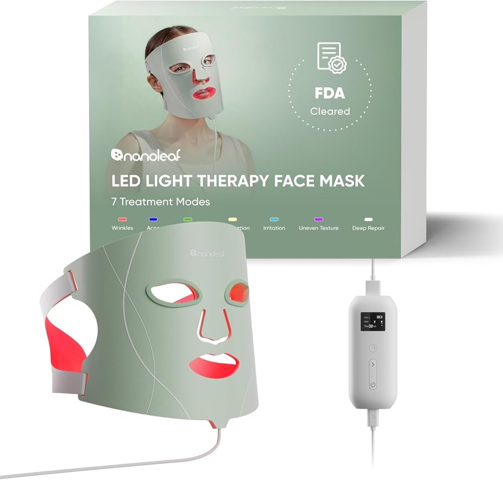Nanoleaf FDA-Cleared LED Light Therapy Face Mask