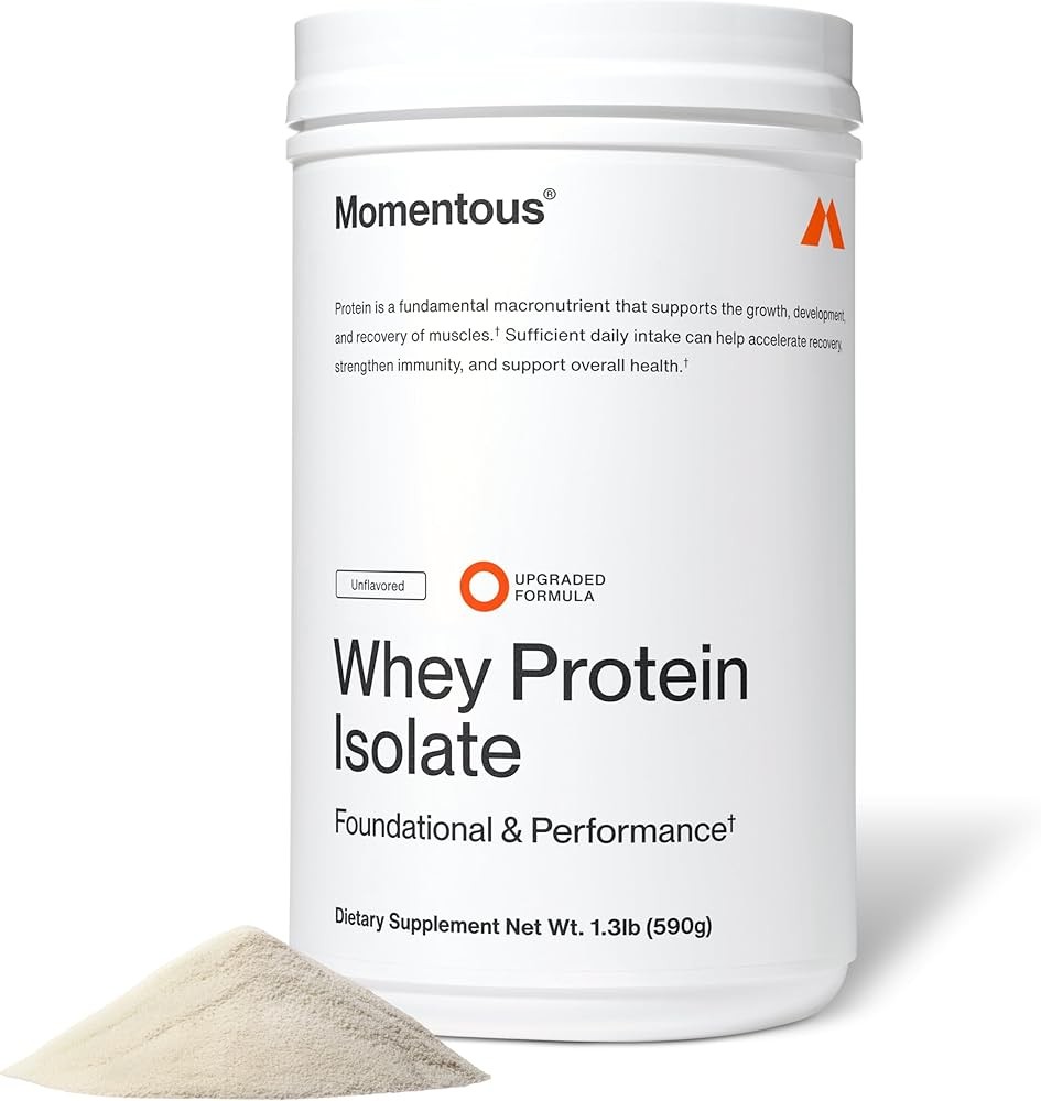 Momentous Essential Grass-Fed Whey Protein Powder