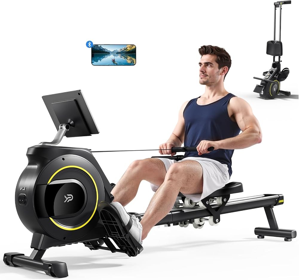 Compact Magnetic Rowing Machine