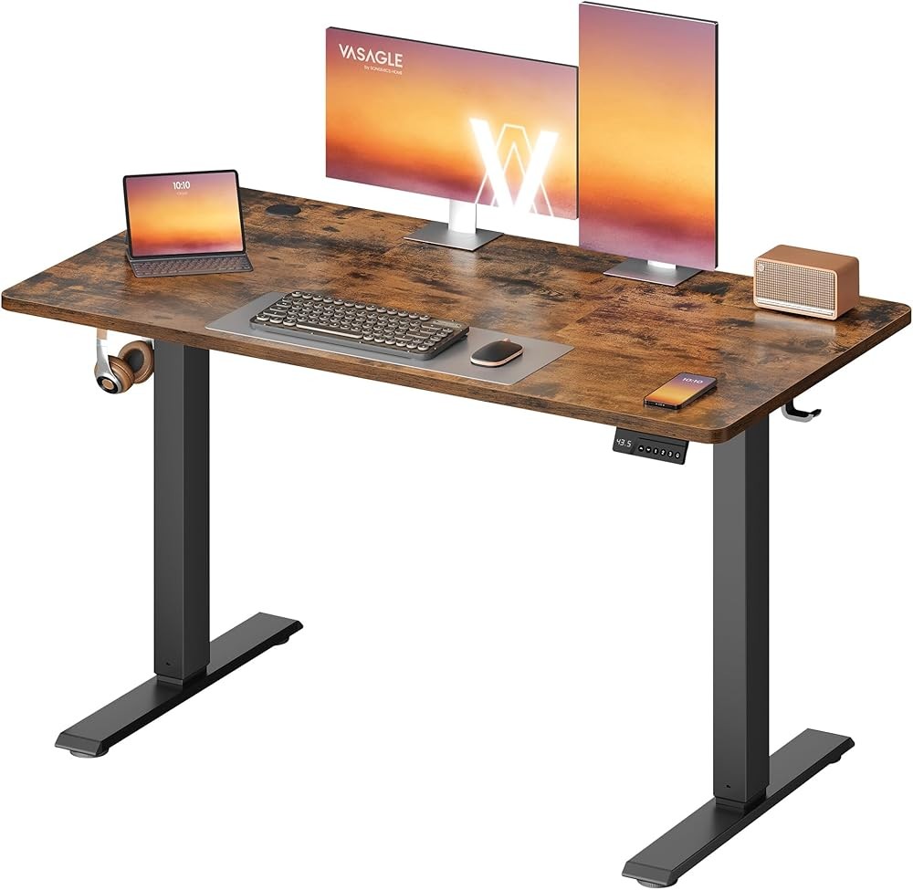 VASAGLE 47.2 Inch Electric Standing Desk
