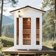 2-3 Person Outdoor Wooden Sauna with 6KW Heater